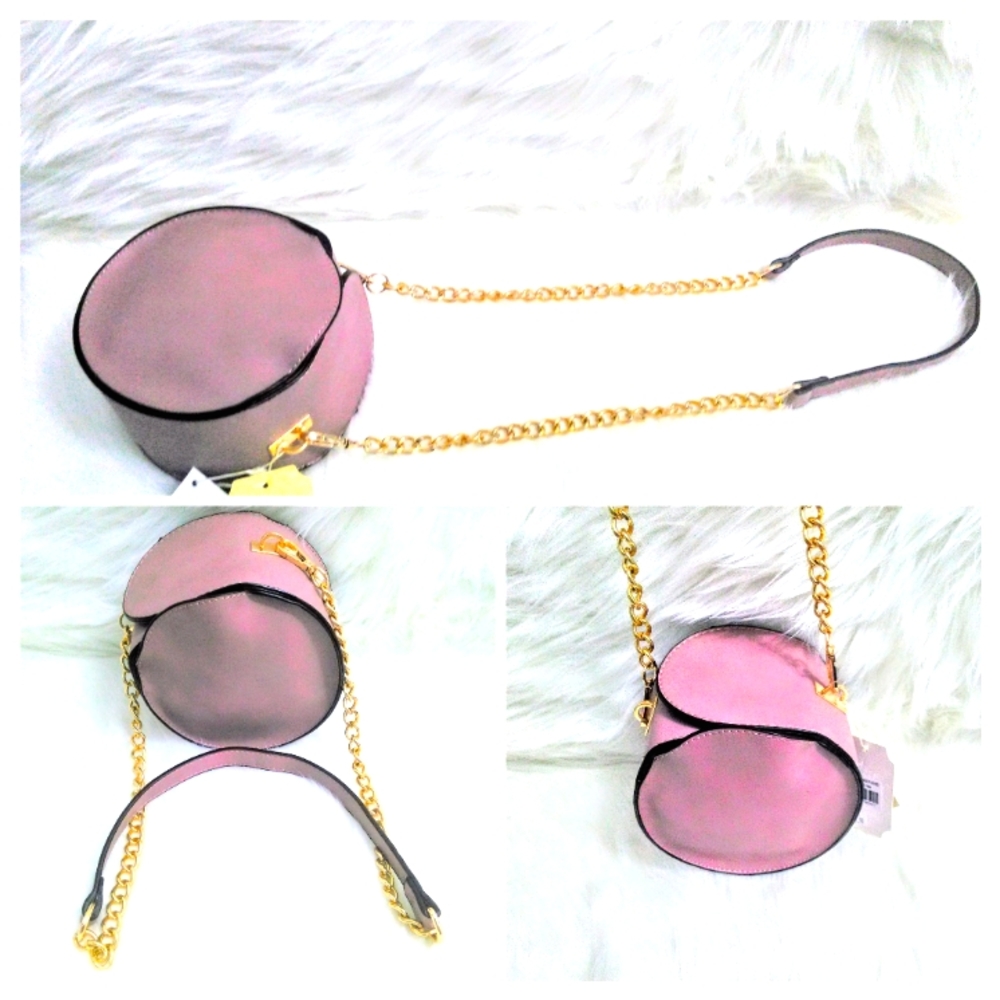 (NEW)! Unique! Cute! Lavender Round Crossbody Bag!
